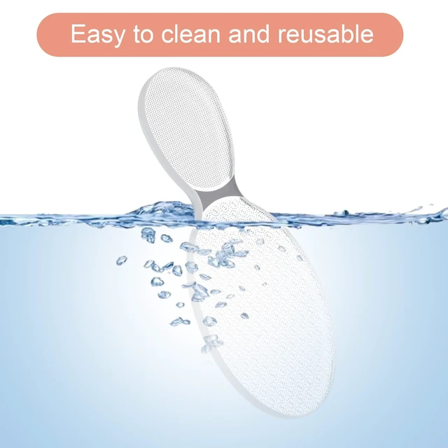 Alt view image 5 of 7 - 2 Pcs Nano Foot File Glass Nail File Foot Scrubber Callus Remover Rough and Smooth Sides Professional Pedicure Tools at Home Heel Scraper for Dead Skin Removal Cracking Wet and Dry Feet