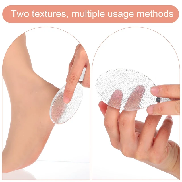 Alt view image 4 of 7 - 2 Pcs Nano Foot File Glass Nail File Foot Scrubber Callus Remover Rough and Smooth Sides Professional Pedicure Tools at Home Heel Scraper for Dead Skin Removal Cracking Wet and Dry Feet