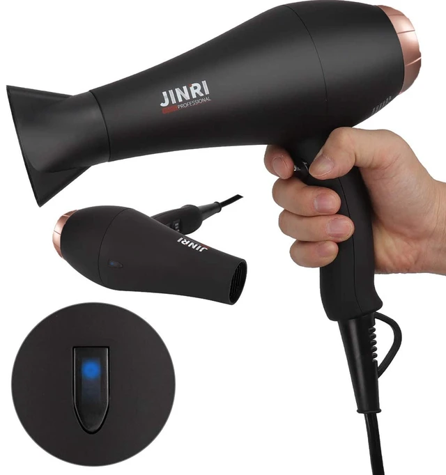 Alt view image 7 of 7 - Hair Dryer 1875W, Negative Ionic Fast Dry Low Noise Blow Dryer | Professional Salon Hair Dryers with Diffuser, Concentrator, Styling Pik, 2 Speed and 3 Heat Settings for Home Salon