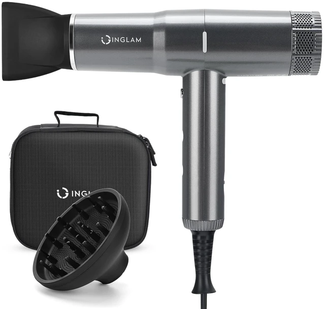 Main image of Hair Dryer with Diffuser,1875W Professional Ionic Blow Dryer, 110, 000 RPM High-Speed Brushless Motor, Auto-Clean, 3 Heat Settings & 3 Speed & Cool Shot Button Settings for Easy Home/Travel