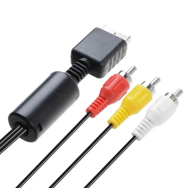 Alt view image 2 of 6 - Audio Video RCA Cable - Game Console Composite Accessories Connection AV Cable for PS1 PS2 PS3, 6FT