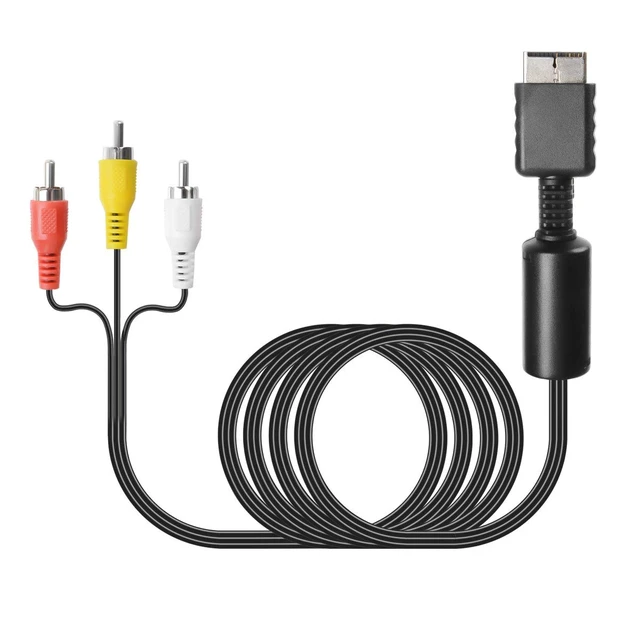 Alt view image 5 of 6 - Audio Video RCA Cable - Game Console Composite Accessories Connection AV Cable for PS1 PS2 PS3, 6FT
