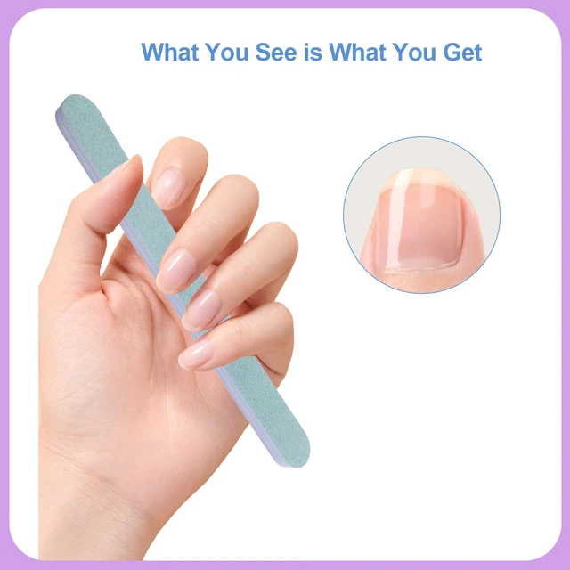 Alt view image 5 of 7 - Nail File and Buffer Set (16 Pack), Nail File Kit Professional Nail Files & Buffers Manicure Supplies Filer Buffer for Natural Nails, 100/180 Grit 7 Way Nail Filing Polishing Buffer for Nail Care