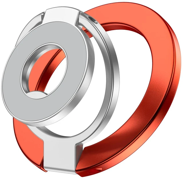 Main image of Phone Grip Holder Dual-Sided Magnetic Finger Ring Stand for iPhone | Magnetic Phone Grip Adjustable Kickstand Loop for iPhone 17/18 Pro Max/16e/Air/15 Samsung S26 S25 Ultra, with Mag Car Mounts