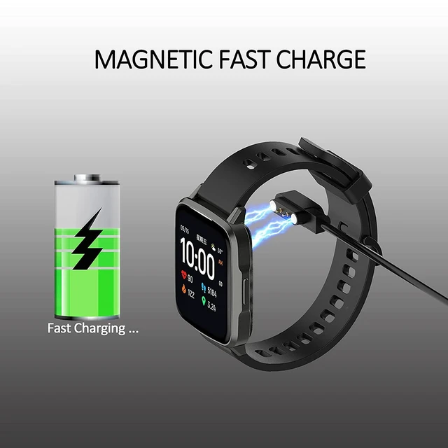 Alt view image 5 of 7 - Charging Cable Compatible for TYKOIT/Tensky ID208BT/AEAC ID208BT/TOZO S5/WMH IDW25/Keeponfit IDW21 Smart Watch, High Speed Magnetic Replacement USB Charger Cord fits for TYKOIT Smartwatch Accessories