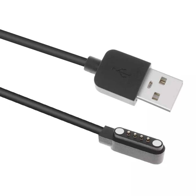 Alt view image 6 of 7 - Universal Smart Watch Charger USB Power 4 Pin spacing Magnetic Charging Cables for Smart Watch GT88 G3 KW18 Y3 KW88 GT68