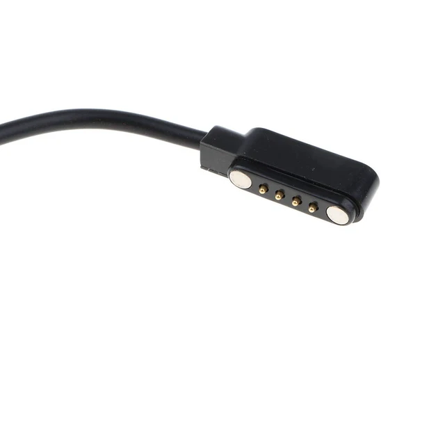 Alt view image 7 of 7 - Universal Smart Watch Charger USB Power 4 Pin spacing Magnetic Charging Cables for Smart Watch GT88 G3 KW18 Y3 KW88 GT68