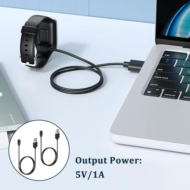 Alt view image 5 of 6 - 2-Pack Smart Watch Charger for VeryFit IDW19 IDW13 ID208 BT Plus - Magnetic USB Charging Cable - Replacement Power Cord for IDW15 IDW16 IDW17 IDW21 IDW25 IDW26 IDW28 GTX20 - Fast Charging Accessories