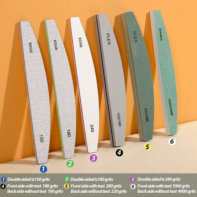 Alt view image 2 of 7 - Nail File Buffer, Nail Files, Nail Buffer Set to File, Shape,Smooth, Buffer and Shine Nails, Half-Moon