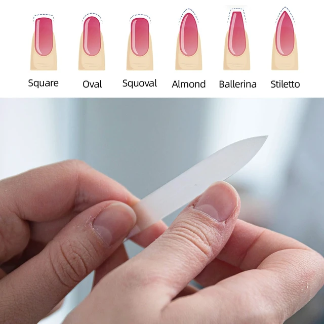 Alt view image 5 of 7 - 9 Pack Glass Nail File with Case for Natural Nail | Crystal File for Natural Nails with Protective Case, Gift for Women Girls - Green Pink Blue