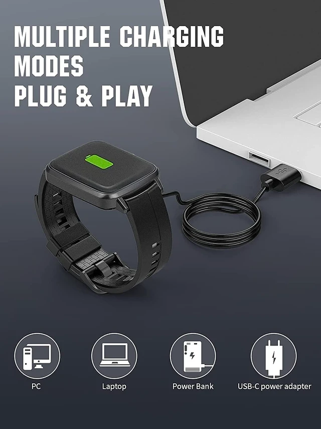 Alt view image 5 of 7 - Smart Watch Universal Charger Magnetic,da fit Smartwatch Accessories 2 Pin 4mm Pin-Pitch Magnetic Replacement Charger Cable Compatible for All 2-Pin 3.8mm - 4.2mm-Pin-Pitch Smart watch & Wearables