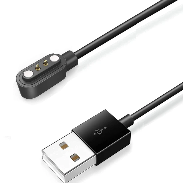 Alt view image 7 of 7 - Compatible with AMAZTIM C20 Smartwatch Charger, Magnetic USB Charging Cable Replacement Charger Compatible for Kospet Tank M1 Pro/Tank T1 Pro/C20 Watch/C16 Watch/PYRODUM GT600 (Black)