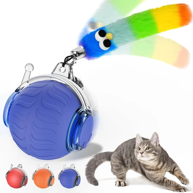 Main image of Interactive Cat Toy, Smart Moving Cat Ball Toys for Indoor Cats | Touch Wake-Up, Automatic Sleep Mode, Energy Saving, Irregular Rolling, Rechargeable, Suitable for Bored Adult Cats & Kitten
