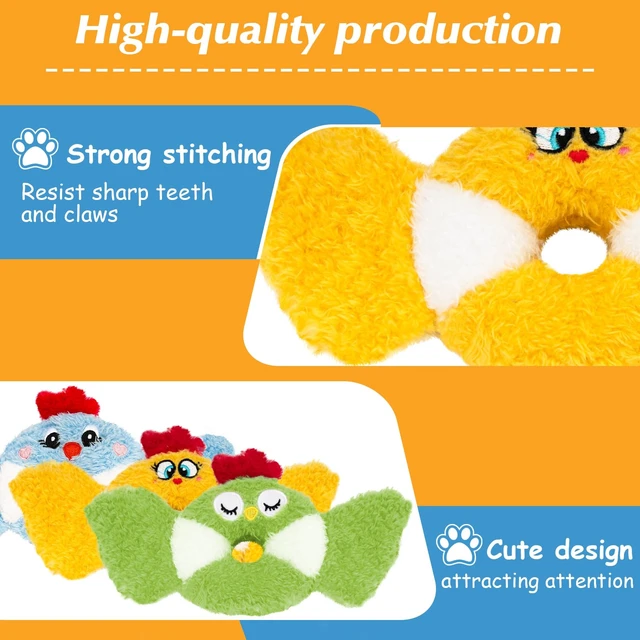 Alt view image 4 of 6 - Cat Toys Bird, Catnip Toys for Indoor Cats, 3 Pack, 8.66 Inches | Interactive Kitty Kicker Toys with Crinkle Sound, Soft and Durable, Safe Kitten Chew Teeth Cleaning