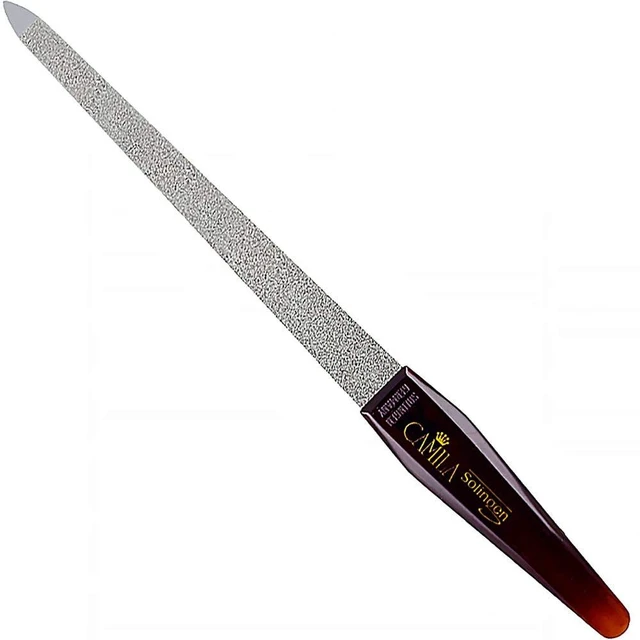 Main image of CS19 Sapphire Metal Nail File for Natural Nails Fingernail and Toenail Care, 8" Double Sided Coarse and Fine for Manicure and Pedicure