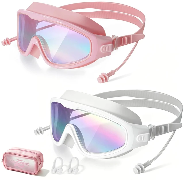 Main image of Swim Goggles Adult,Anti-Fog Anti-UV Wide Field of View | Clear Vision & Comfortable Fit,Ideal for Beach Vacations, Pool Swimming,and Training for Men Women