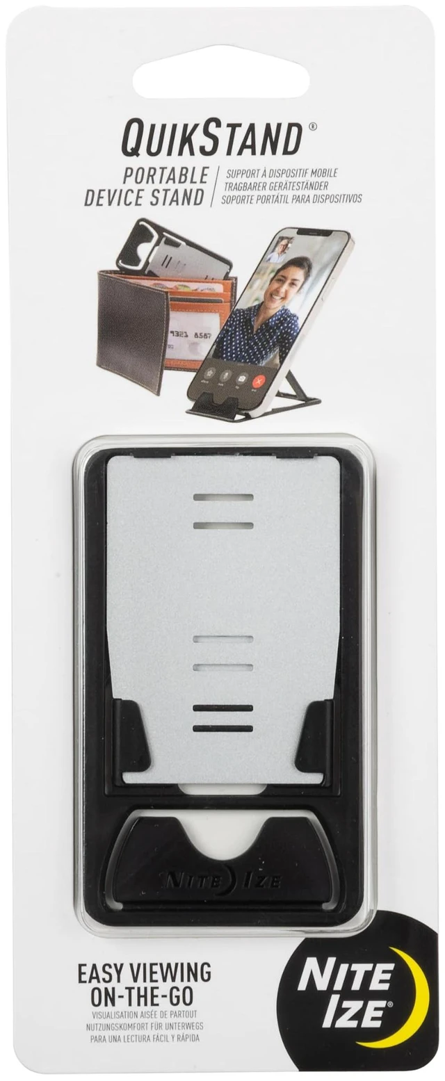 Main image of QuikStand - Compact Smartphone Stand Fits iPhone, Samsung, Small Tablets, and E-readers