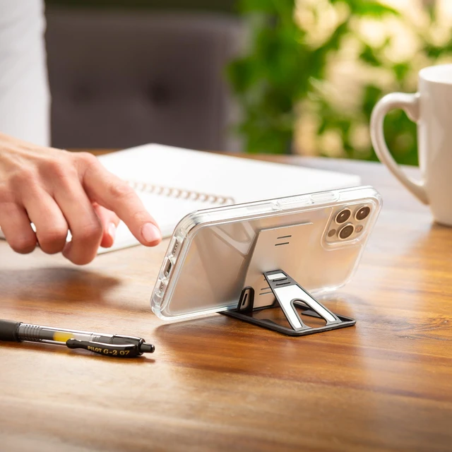 Alt view image 5 of 7 - QuikStand - Compact Smartphone Stand Fits iPhone, Samsung, Small Tablets, and E-readers