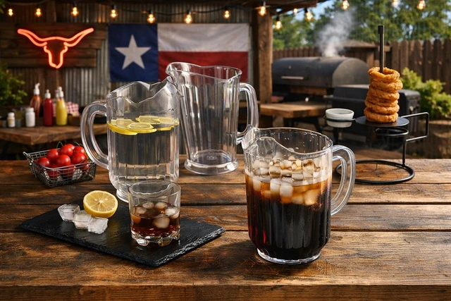 Alt view image 2 of 6 - Commercial Polycarbonate Water Pitcher, 60 oz, Clear | Restaurant Quality, Durable, Dishwasher Safe