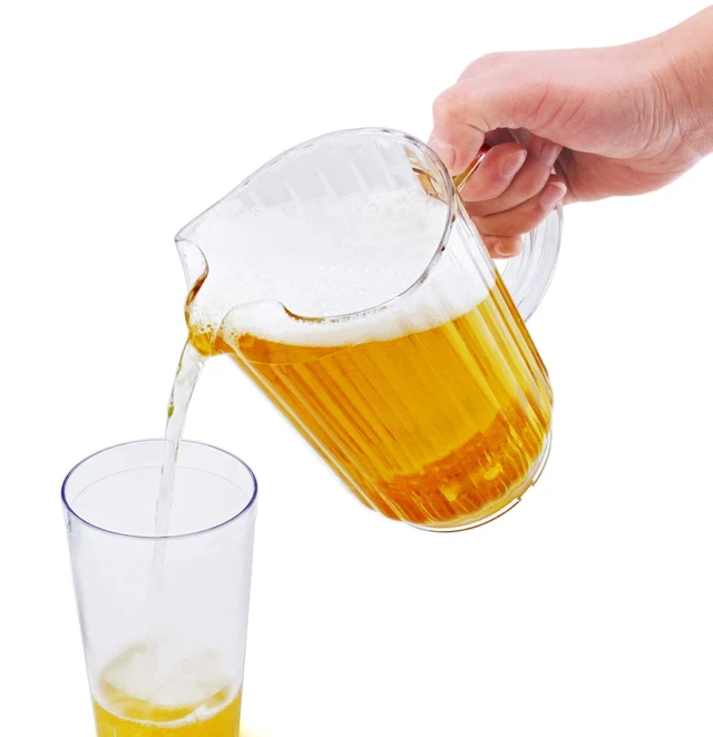 Alt view image 5 of 6 - Commercial Polycarbonate Water Pitcher, 60 oz, Clear | Restaurant Quality, Durable, Dishwasher Safe