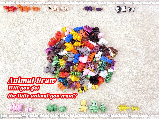 Alt view image 6 of 6 - 150PCS 3D Printed Random Animal Figurines for Classroom Rewards | Reward & Celebration Collection, Assorted Mini Animals, Party Favors, Treasure Boxes, Family Incentive Activities