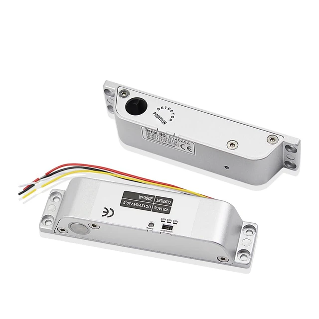 Alt view image 7 of 7 - Electric Drop Bolt Lock DC 12V Fail Safe NC Mode Electronic Door Lock for Access Control Security System with Time Delay