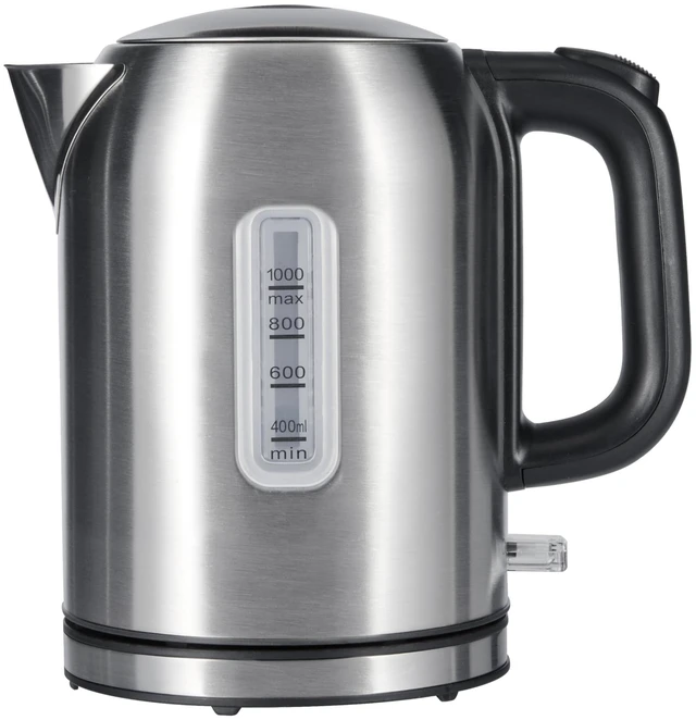 Main image of Electric Kettle, Tea Kettle & Water Boiler with Auto Shut-Off, Boil Dry Protection, Strix Thermostat, BPA-Free, 1500W, 1.1Qt (1L), Stainless Steel, New Model, Black & Silver
