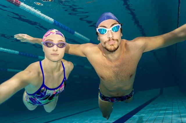 Alt view image 5 of 7 - Unisex Adult The One Swim Goggles for Men and Women Watertight Fit Orbit-Proof Seals Anti-Fog Coated Mirror Lens, Silver/Black/Black