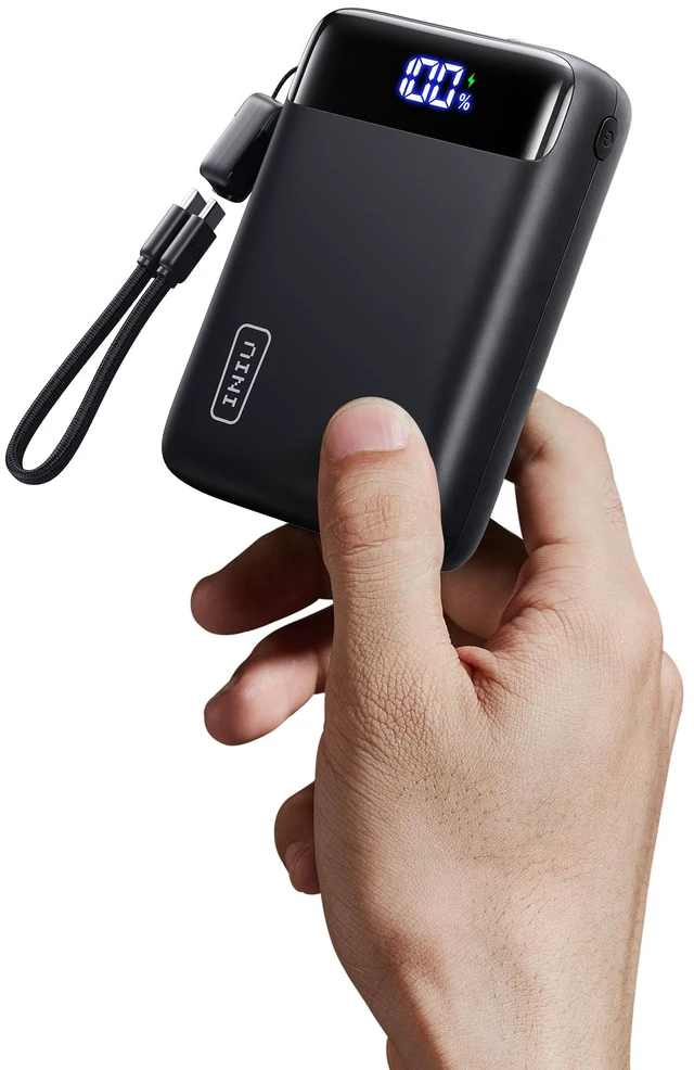 Main image of Portable Charger, Smallest 20000mAh 22.5W Fast Charging Power Bank | USB-C Cable, Flight-Safe, Travel Essentials, Flashlight, Battery Pack for iPhone 18 17 16 Samsung Google, Mini Size