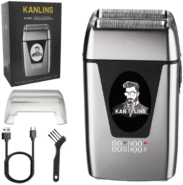 Main image of Electric Foil Shavers for Men, Brushless high-Speed Motor Electric Razor, Bald Head Shavers, Face Shaving Beard Trimmer with LCD Display