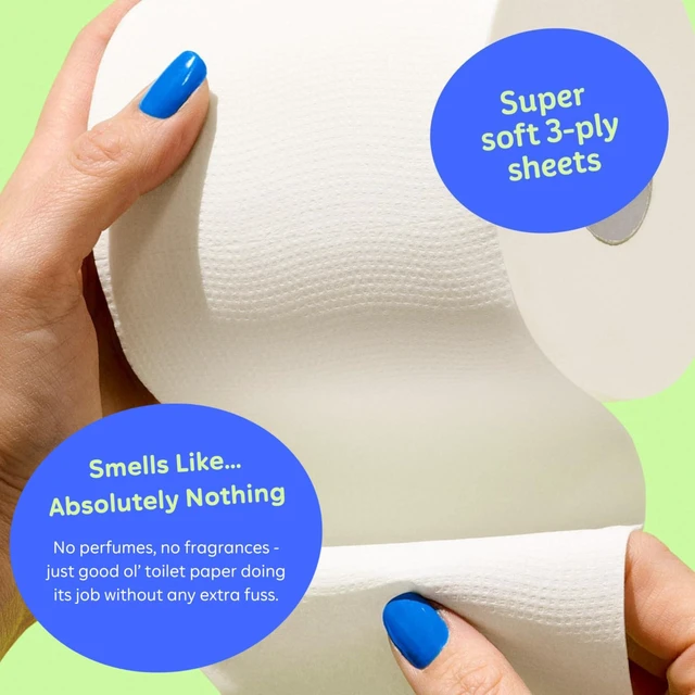 Alt view image 4 of 7 - | 100% Recycled Toilet Paper, 16 Rolls, 330 Sheets, Soft & Strong, Virgin Tree Free, Bulk Toilet Paper