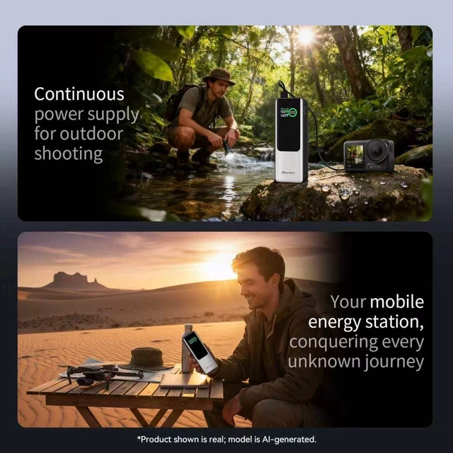 Alt view image 5 of 7 - 140W Portable Fast Charger 25000mAh with LG 21700 Battery, 3-Port Laptop Fast Power Bank Smart Display for Travel, Compatible with MacBook Pro, iPhone 17/16, ipad.G-ZeroFear