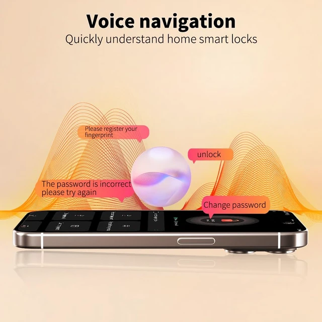 Alt view image 6 of 7 - Smart Front Door Lock with Fingerprint & Keypad, Black | Built-in WiFi Enables Remote App Access, Temporary Codes, Auto Locking, and Voice Control with Alexa and Google