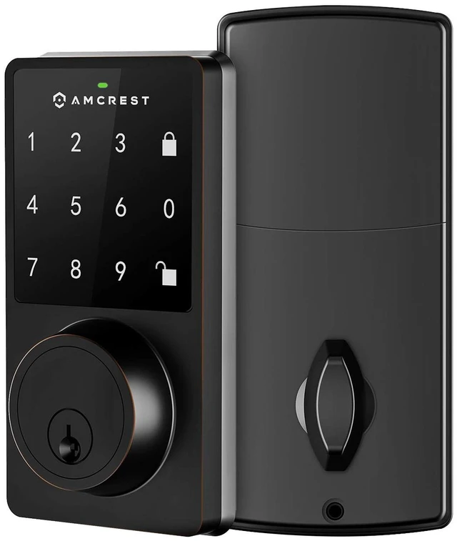 Main image of Keyless Entry Door Lock Deadbolt, Digital Door Locks with Keypads, Smart Lock, Electronic Keypad Door Knob Cylinder Deadbolt, Automatic Locking, Heavy Duty Commercial Grade ADL220-B