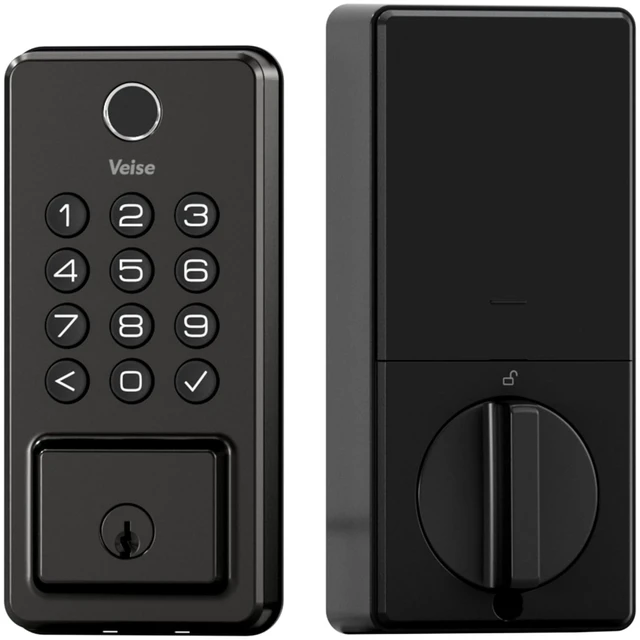 Main image of Smart Lock for Front Door, Matte Black