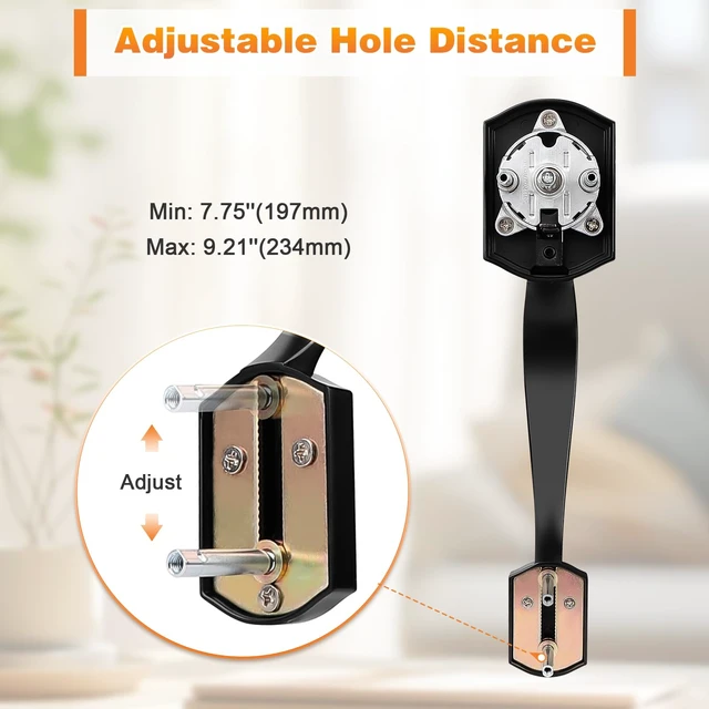 Alt view image 6 of 7 - Smart Keyless Entry Door Lock Smart Locks for Front Door, Keypad Door Lock with Handle Fingerprint Deadbolt with Handle
