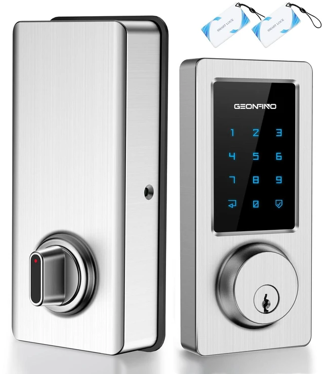 Main image of Smart Door Lock, Entry Door Lock with Auto-Lock | Fingerprint, Touchscreen Keypad Deadbolt For Front Door, Electronic Deadbolt For Home