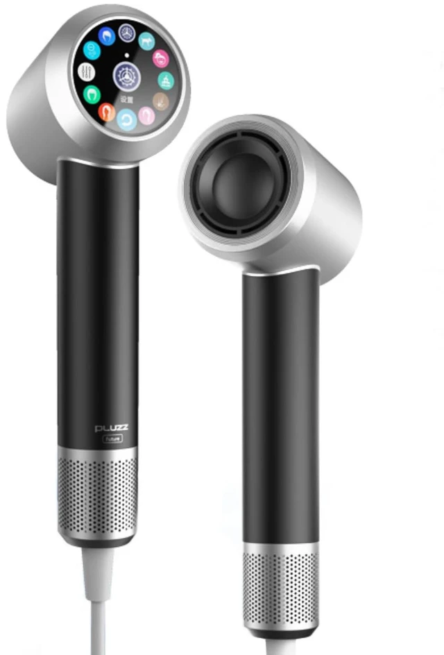 Main image of Future Smart Hair Dryer, Touchscreen Control, Auto Hand Detection, 15 Settings, 500 Million Negative Ions, 140,000 RPM Brushless Motor, High-Speed Fast Drying Blow Dryer for Salon & Home