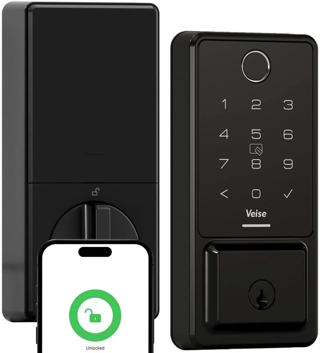 Main image of Wi-Fi Fingerprint Smart Door Lock for Front Door | Built in Wi-Fi, Remote APP Control