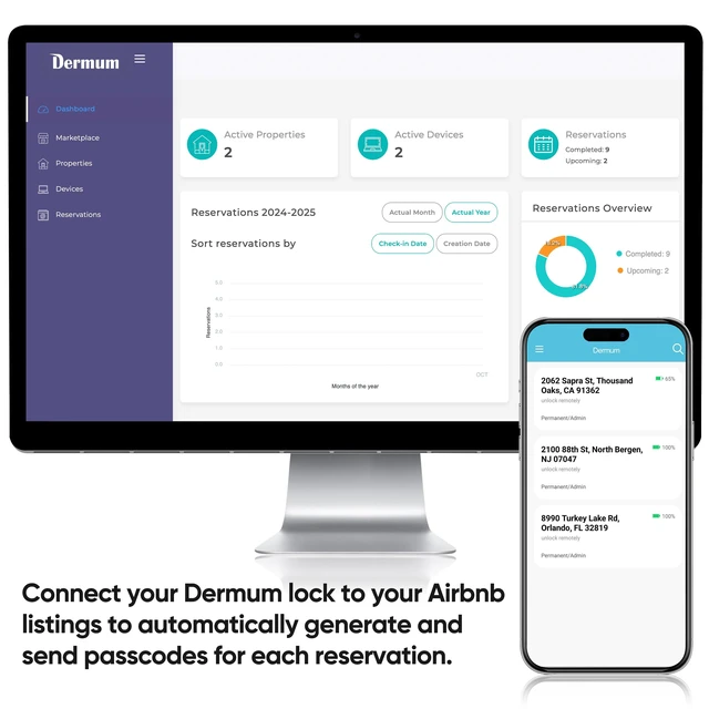 Alt view image 6 of 7 - Fingerprint Smart Door Lock Keypad Deadbolt Keyless Entry with Fingerprint, Code, FOB, App & Key, Remote Access for Home, Airbnb/Rental, Auto-Lock, Privacy Mode, Alexa/Google Compatible, DIY Install
