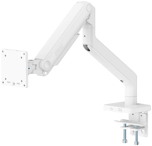 Main image of MAG MT201W - Premium Heavy Duty Single Monitor Stand Arm, Supports 17-49" and 44 lbs, VESA Compatible, Adjustable Spring Assisted Mount, Clamp & Grommet, Quick Release Plate - Black