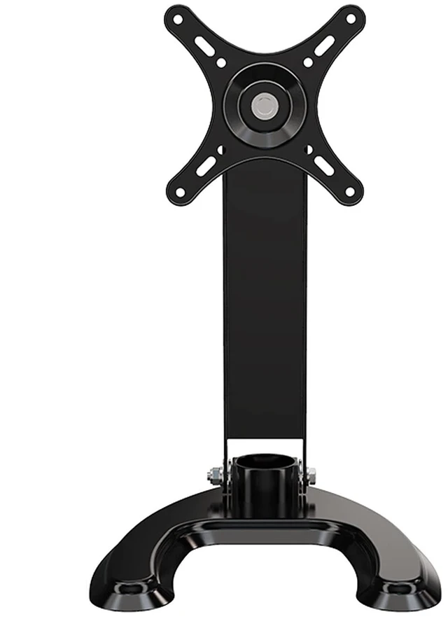 Main image of Single Monitor Arm Monitor Arm Single Monitor Stand Desk Mount Monitor Stand, Adjustable Height and 360° Rotating Screen Desktop TV and Monitor Base, Suitable for 14"-27" Screen Monitor Desktop Mount