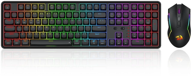 Main image of S163 Combo, K689 PRO Gasket Gaming Keyboard + M693 8000 DPI Mouse | 4 Extra Hotkeys, Creamy Cushioned Feel, 0-Delay Tri-Mode Both Devices, 7-Button Mouse, Shared Dongle, 5 On-Board CPI Mice