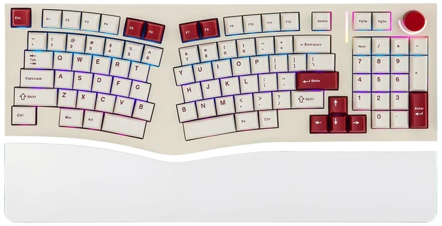 Main image of Feker Alice98 Ergonomic 98 Keys Custom Mechanical Keyboard | VIA Programmable, USB-C Wired Gaming Keyboard, Hot Swappable, 5 Layer Paddings, Control Knob, NKRO, RGB for Win/Mac (Beige)