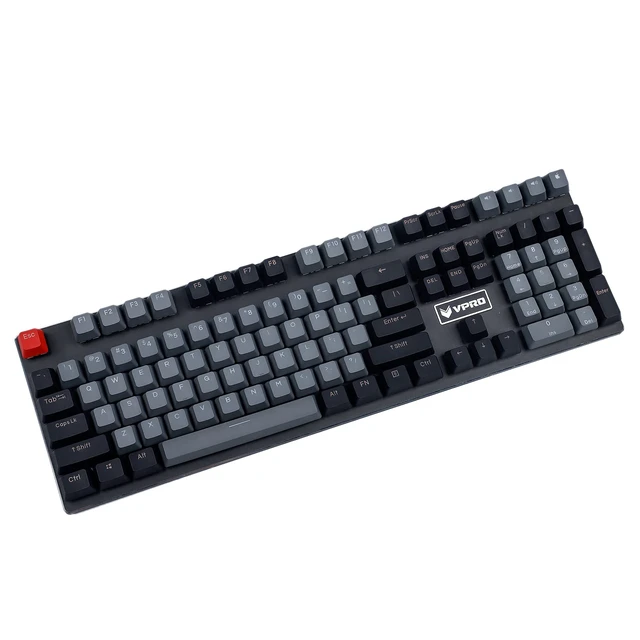Alt view image 3 of 7 - Double Shot 108 Dyed PBT Shine Through OEM Profile Dolch Keycap for MX Switches Mechanical KeyboardOnly Keycap (Dolch)