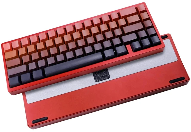 Main image of 67 keys Tri-Mode Full Aluminum CNC Gasket Gaming Keyboard, RGB Backlight Wireless/Wired Custom Mechanical Keyboard for Mac Windows Linux Double-Shot PBT Keycaps Hot-Swappable Linear Switch (red)