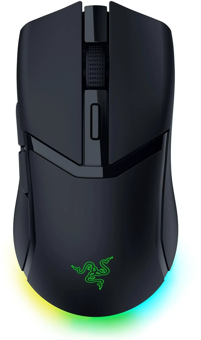 Main image of Cobra HyperSpeed Wireless Gaming Mouse, 62g Lightweight, Black | Chroma RGB Lighting, Scroll Wheel, 26K Sensor, Gen-4 Switches (All Optical), 2.4GHz, Bluetooth & USB C