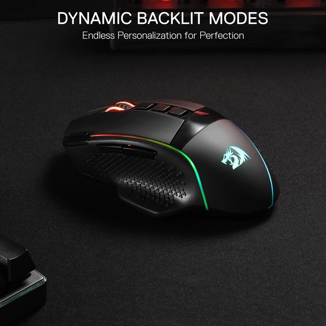Alt view image 6 of 7 - M991 3-Mode Wireless RGB Gaming Mouse 26000 DPI Remapping Keys | Cable-Free 0 Delay, Smooth Precise Tracking, Rapid-Fire Macro Keybinds, Vibing Backlight, Ergonomic Grip Body Comfort