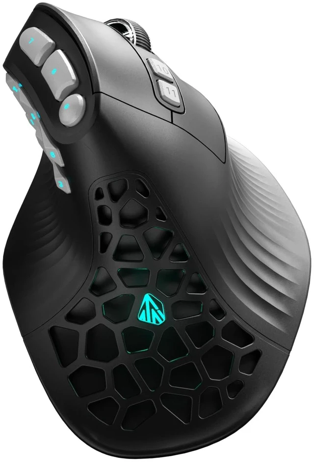 Main image of E9 PRO Vertical MMO Gaming Mouse with 8K Dongle- 36000 DPI PAW3395 Sensor,8,000Hz Polling Rate,Tri-Mode Ergonomic Wireless Mouse with 10 Side Buttons,RGB Mouse for PC/Mac - Black