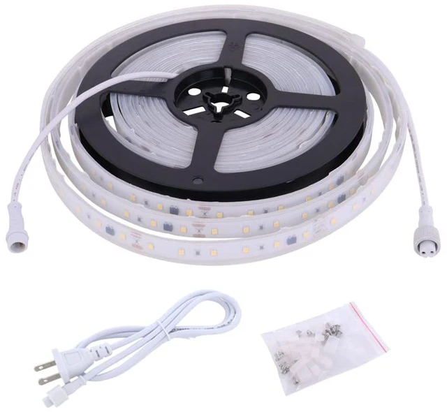 Main image of 120V Dimmable LED Strip Light, Waterproof IP65, No Need Transformer, Warm White 2800K 110V LED Rope Light, 16.4ft LED Tape Light 115V Under-Cabinet Light Flexible, Dimming by Wall Dimmer Switch